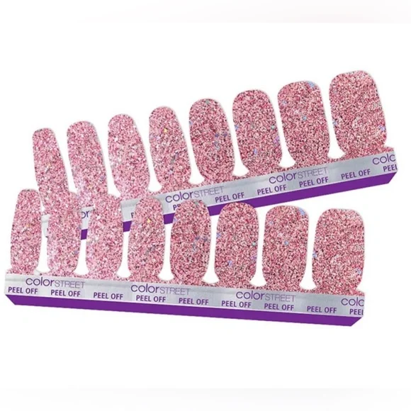 *Retired* Color Street: Glitterally Can’t (Petite) | Pink Barbie Glitter Sparkle - Picture 10 of 11